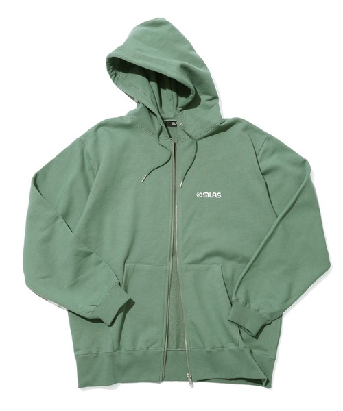 SILAS(サイラス)の「LOGO ZIP SWEAT HOODIE(パーカー・メンズ・アッシュ/ブラック/ブラウン/グリーン・M/L/XL)」の22枚目の写真