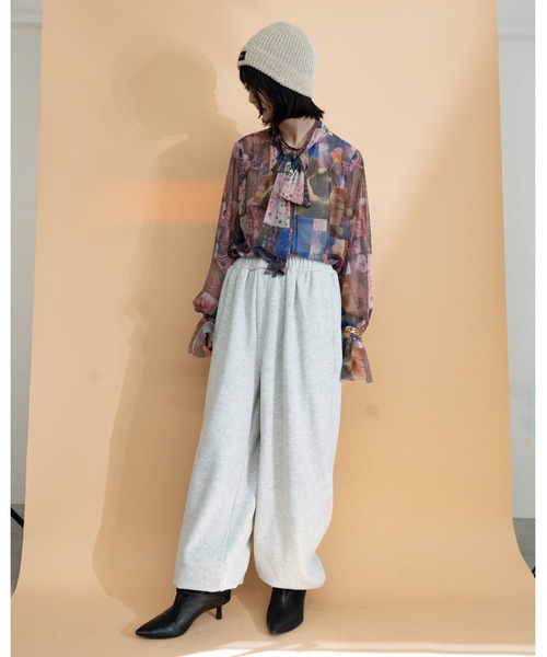 MIDVEIN（ミッドヴェイン）の「Original print bow tie tops（シャツ/ブラウス・レディース・マルチ・FREE）」の5枚目の写真