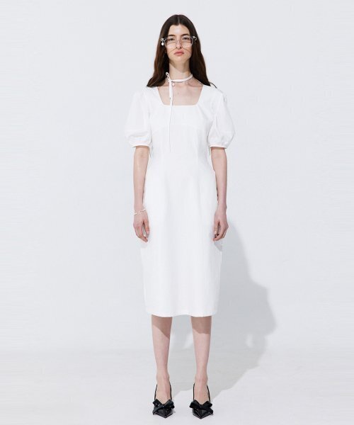 WNDERKAMMER（ブンダーカンマー）の「パールバルーンラインドレス_ホワイト（ワンピース・レディース・その他・MEDIUM/SMALL）」の4枚目の写真