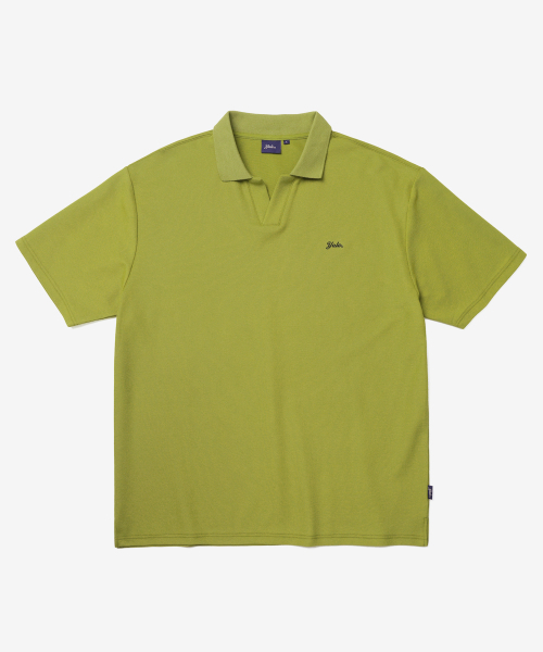 Клик‑драйс ритм‑нет поло 'Oliv' — quick‑dry polo (olive)