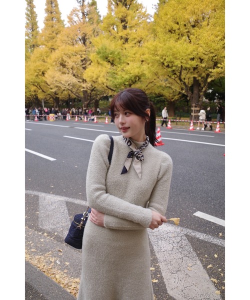 MISTREASS(ミストレアス)の「Twinkle Shaggy Knit Top & Mermaid Skirt(ワンピース・レディース・ピンク/ミント・FREE)」の14枚目の写真