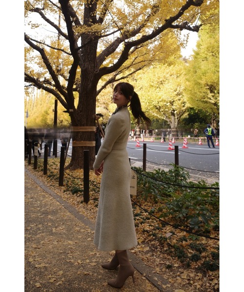 セール】Twinkle Shaggy Knit Top & Mermaid Skirt（ワンピース