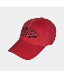 CLEVER FIELD（クレバーフィールド）の「シグニチャーエンブレムクラシックボールキャップ_レッド（キャップ）」