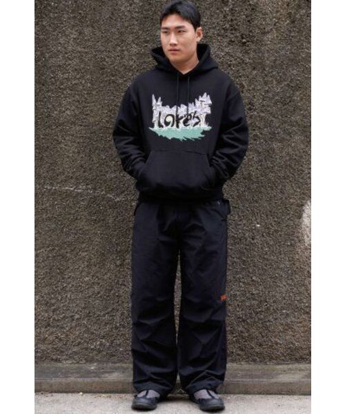 LORES(ロアス)の「NYCO Drawstring Pants - Black(スウェットパンツ・レディース・その他・LARGE)」の3枚目の写真