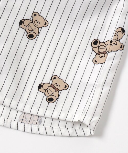 apres les cours（アプレレクール）の「tiny bear フォーマルシャツ（シャツ/ブラウス・キッズ・ストライプ/オフホワイト・90/100/110/120）」の13枚目の写真