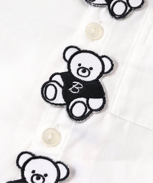 apres les cours（アプレレクール）の「tiny bear フォーマルシャツ（シャツ/ブラウス・キッズ・ストライプ/オフホワイト・90/100/110/120）」の17枚目の写真