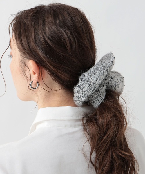 GEORGE'S（ジョージズ）の「MIXニットシュシュ（シュシュ・レディース・グレー/ブルー/アイボリー・FREE）」の15枚目の写真