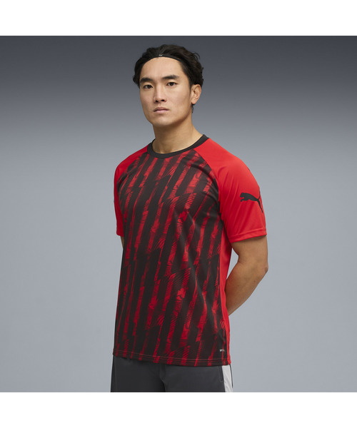 Puma 赤 シャツ エンブレム付き PUMA（プーマ） tシャツ メンズ