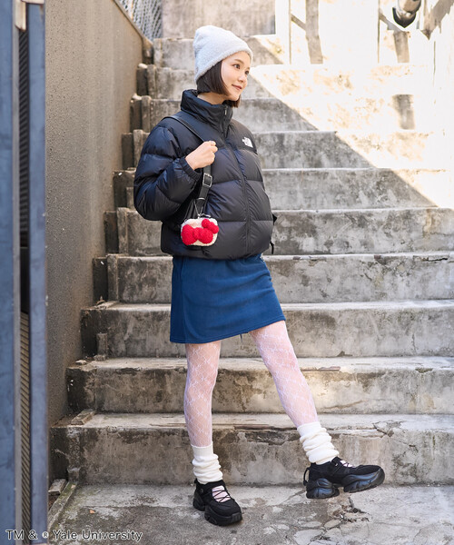 FREAK'S STORE(フリークスストア)の「カレッジロゴ フリース ミニスカート<セットアップ対応>(スカート・レディース・ネイビー/チャコール/レッド・フリ-)」の14枚目の写真