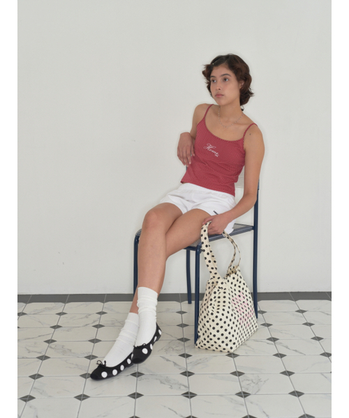 HOMEBODY THINGS(ホームバディ ティングズ)の「Homebody Classic Dot Bag (IVORY)(エコバッグ/サブバッグ・レディース・その他・FREE)」の3枚目の写真