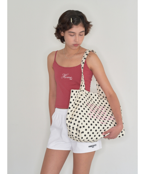 HOMEBODY THINGS(ホームバディ ティングズ)の「Homebody Classic Dot Bag (IVORY)(エコバッグ/サブバッグ・レディース・その他・FREE)」の5枚目の写真