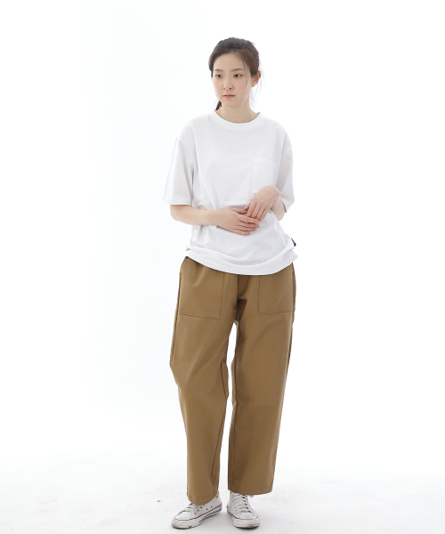 SAINTCREW(セントクルー)の「ワイドアンクルドロップパーティグパンツ WAF-319 キャメル(その他パンツ・レディース・その他・MEDIUM/LARGE/X-LARGE)」の2枚目の写真