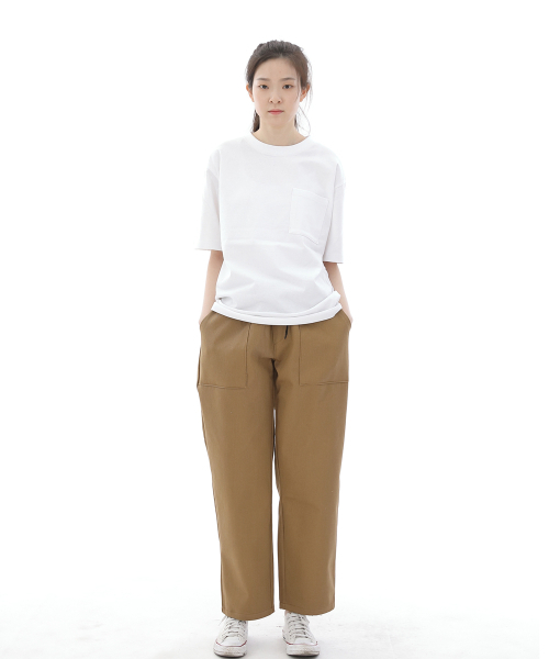 SAINTCREW(セントクルー)の「ワイドアンクルドロップパーティグパンツ WAF-319 キャメル(その他パンツ・レディース・その他・MEDIUM/LARGE/X-LARGE)」の4枚目の写真