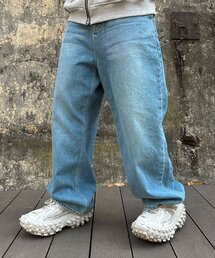 CLACO（クラコ）の「ワイドバルーンキャットウォッシングデニムパンツ（デニムパンツ）」