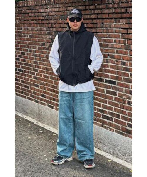 CLACO(クラコ)の「ワイドバルーンキャットウォッシングデニムパンツ(デニムパンツ・メンズ・その他・X-LARGE/MEDIUM/LARGE)」の5枚目の写真
