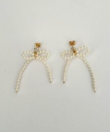 Tie a Bow Pearl Earrings