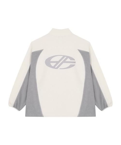 HYUNFIT（ヒョンフィット）の「FLEECE BIG LOGO JACKET-[IVORY]（その他アウター・メンズ・その他・MEDIUM/LARGE/X-LARGE）」の5枚目の写真