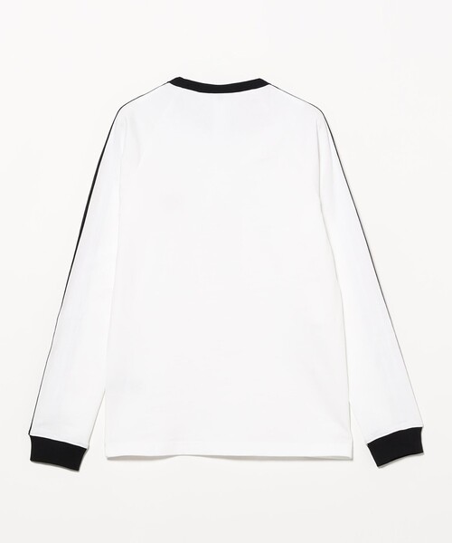 BEAMS(ビームス)の「adidas / スリーストライプス ロングスリーブ Tシャツ(Tシャツ/カットソー・メンズ・ブラック/ホワイト・MEDIUM/LARGE/X-LARGE/SMALL)」の12枚目の写真