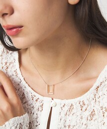 green label relaxing | ＜anisotea＞Two スクエア ネックレス(リング)