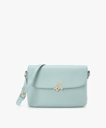 【agnes b.】本革/レザー ミニショルダーバッグ ネイビー アニエスベー agnes b.（アニエスベー） ショルダーバッグ バッグ レザーミニ