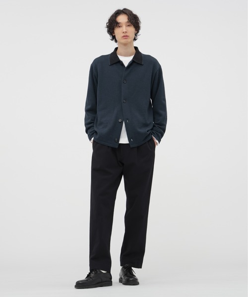 MARGARET HOWELL（マーガレットハウエル）の「EXTRAFINE MERINO KNITWEAR（カーディガン/ボレロ・メンズ・ブルー系その他5・MEDIUM/LARGE）」の2枚目の写真