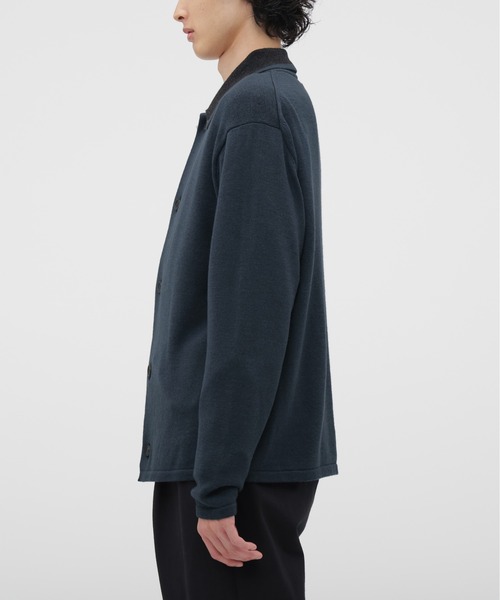 MARGARET HOWELL（マーガレットハウエル）の「EXTRAFINE MERINO KNITWEAR（カーディガン/ボレロ・メンズ・ブルー系その他5・MEDIUM/LARGE）」の3枚目の写真
