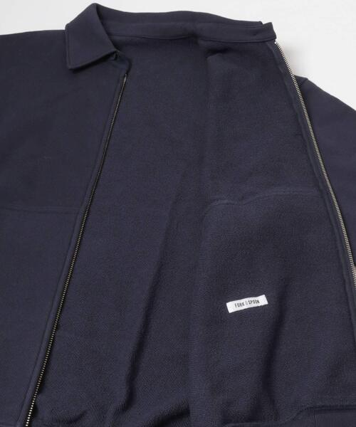 FORK&SPOON（フォークアンドスプーン）の「FORK&SPOON　ジップスウェットカーディガン（カーディガン/ボレロ・メンズ・オートミール/ネイビー・4/5）」の13枚目の写真