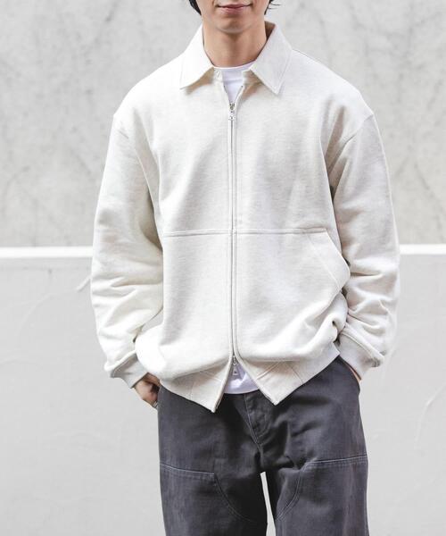 FORK&SPOON（フォークアンドスプーン）の「FORK&SPOON　ジップスウェットカーディガン（カーディガン/ボレロ・メンズ・オートミール/ネイビー・4/5）」の17枚目の写真