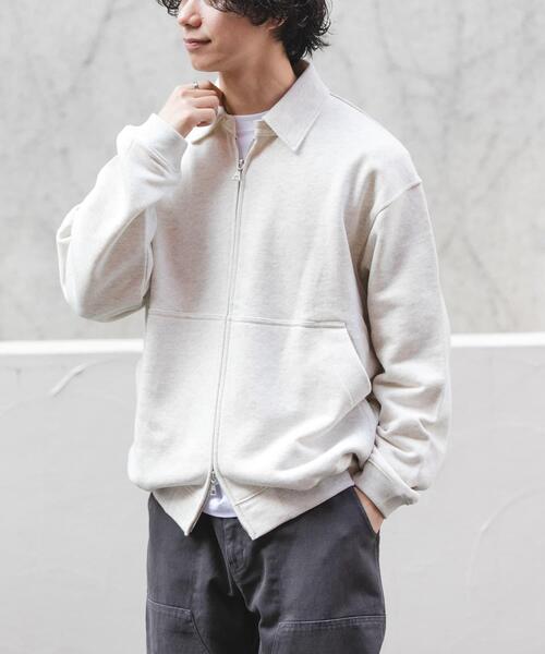 FORK&SPOON（フォークアンドスプーン）の「FORK&SPOON　ジップスウェットカーディガン（カーディガン/ボレロ・メンズ・オートミール/ネイビー・4/5）」の18枚目の写真