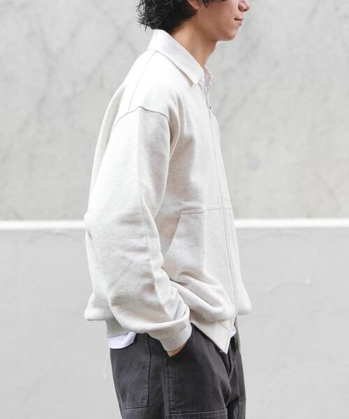 FORK&SPOON（フォークアンドスプーン）の「FORK&SPOON　ジップスウェットカーディガン（カーディガン/ボレロ・メンズ・オートミール/ネイビー・4/5）」の21枚目の写真