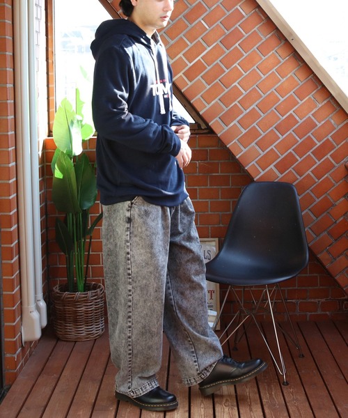 TOMMY HILFIGER(トミーヒルフィガー)の「TOMMY HILFIGER ロゴプルオーバーパーカー裏起毛(パーカー・メンズ・グレー/ネイビー・X-LARGE/MEDIUM/LARGE/SMALL)」の10枚目の写真