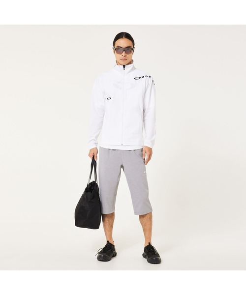 OAKLEY（オークリー）の「オークリーENHANCE TECH JERSEY JACKET 15.0/ジャージ/ジャケット/スポーツ・トレーニング/メンズ/UPF50+/吸汗速乾/4WAYストレッチ/高通気/リフレクター/OAKLEY（ジャージ・メンズ・ブラック/ホワイト・S/M/L）」の6枚目の写真