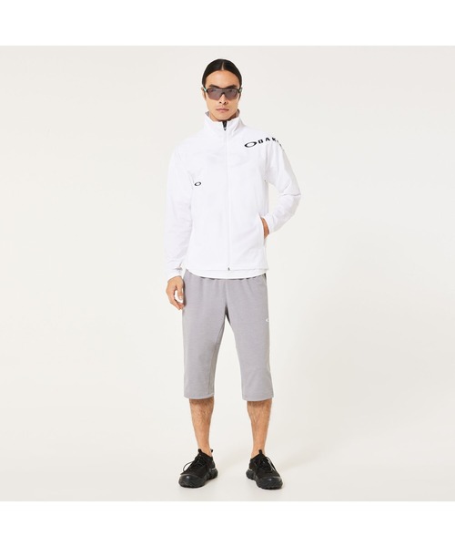 OAKLEY（オークリー）の「オークリーENHANCE TECH JERSEY JACKET 15.0/ジャージ/ジャケット/スポーツ・トレーニング/メンズ/UPF50+/吸汗速乾/4WAYストレッチ/高通気/リフレクター/OAKLEY（ジャージ・メンズ・ブラック/ホワイト・S/M/L）」の3枚目の写真