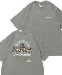 【BEN DAVIS(ベンデイビス)】BD LABEL EMB TEE / Tシャツ クルーネック ワンポイント シンプル ユニセックス