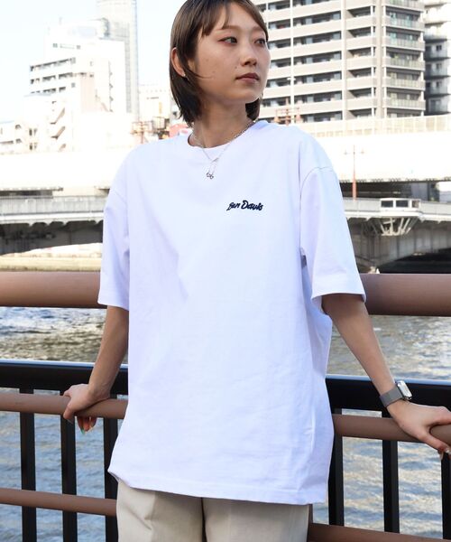 BEN DAVIS（ベンデイビス）の「【BEN DAVIS（ベンデイビス）】BD LABEL EMB TEE / Tシャツ クルーネック  ワンポイント シンプル ユニセックス（Tシャツ/カットソー・メンズ・チャコール/グリーン系その他4/ホワイト・LARGE/MEDIUM/X-LARGE）」の15枚目の写真