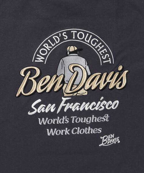 BEN DAVIS（ベンデイビス）の「【BEN DAVIS（ベンデイビス）】BD LABEL EMB TEE / Tシャツ クルーネック  ワンポイント シンプル ユニセックス（Tシャツ/カットソー・メンズ・チャコール/グリーン系その他4/ホワイト・LARGE/MEDIUM/X-LARGE）」の21枚目の写真