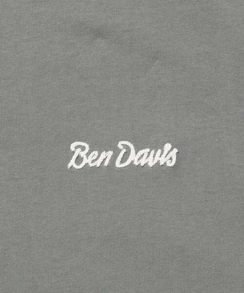 BEN DAVIS（ベンデイビス）の「【BEN DAVIS（ベンデイビス）】BD LABEL EMB TEE / Tシャツ クルーネック  ワンポイント シンプル ユニセックス（Tシャツ/カットソー・メンズ・チャコール/グリーン系その他4/ホワイト・LARGE/MEDIUM/X-LARGE）」の8枚目の写真