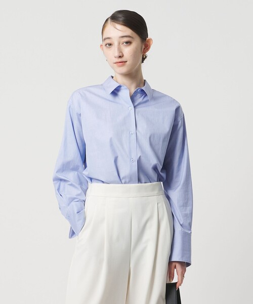 UNITED ARROWS（ユナイテッドアローズ）の「SOKTAS ロングシャツ（シャツ/ブラウス・レディース・ホワイト/ライトブルー/その他1・38/36）」の14枚目の写真