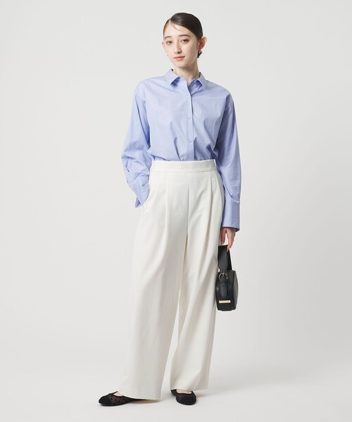 UNITED ARROWS（ユナイテッドアローズ）の「SOKTAS ロングシャツ（シャツ/ブラウス・レディース・ホワイト/ライトブルー/その他1・38/36）」の13枚目の写真