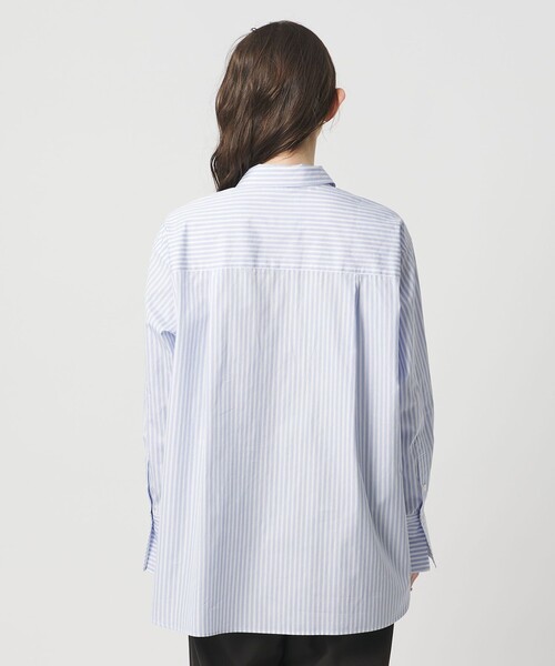 UNITED ARROWS（ユナイテッドアローズ）の「SOKTAS ロングシャツ（シャツ/ブラウス・レディース・ホワイト/ライトブルー/その他1・38/36）」の4枚目の写真