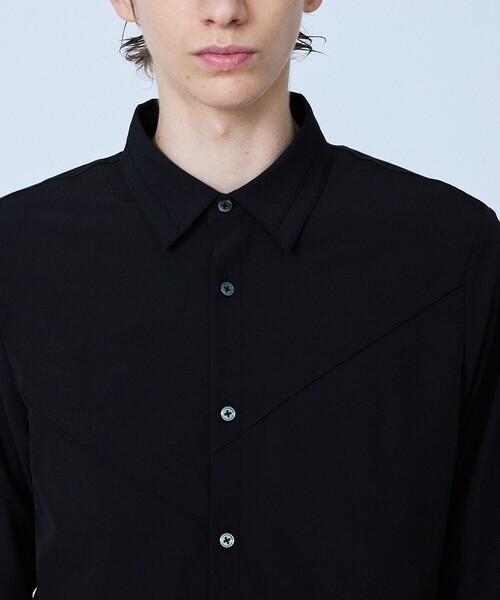 5351 POUR LES HOMMES（ゴーサンゴーイチプールオム）の「【ピンタック】ランダム 長袖 シャツ（シャツ/ブラウス・メンズ・ホワイト/ブラック・44/46/48）」の7枚目の写真