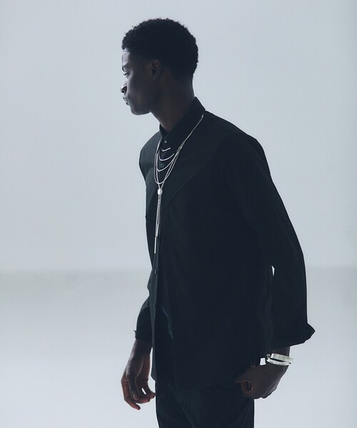 5351 POUR LES HOMMES（ゴーサンゴーイチプールオム）の「【ピンタック】ランダム 長袖 シャツ（シャツ/ブラウス・メンズ・ホワイト/ブラック・44/46/48）」の17枚目の写真