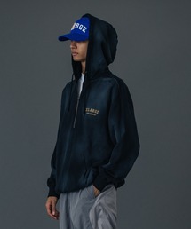 HALF ZIP UP HOODED SWEATSHIRT