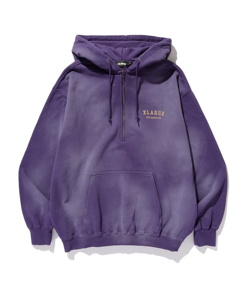 HALF ZIP UP HOODED SWEATSHIRT（パーカー）｜XLARGE（エクストラ