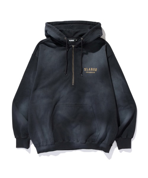 HALF ZIP UP HOODED SWEATSHIRT（パーカー）｜XLARGE（エクストラ