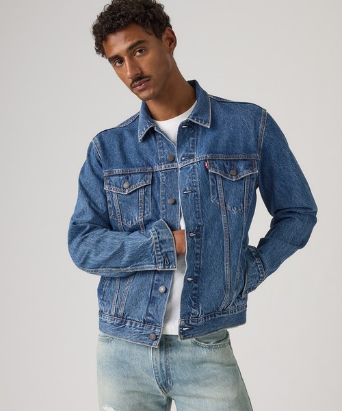 Levi's(リーバイス)の「Levi's/リーバイス トラッカージャケット(デニムジャケット・メンズ・ダークインディゴブルー・XL/L/M/S)」の1枚目の写真