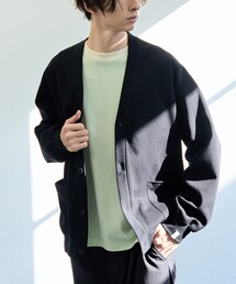coen | クリーンプラススウェットカーディガン【防汚（食品汚れ）、UVカット】(カーディガン/ボレロ)