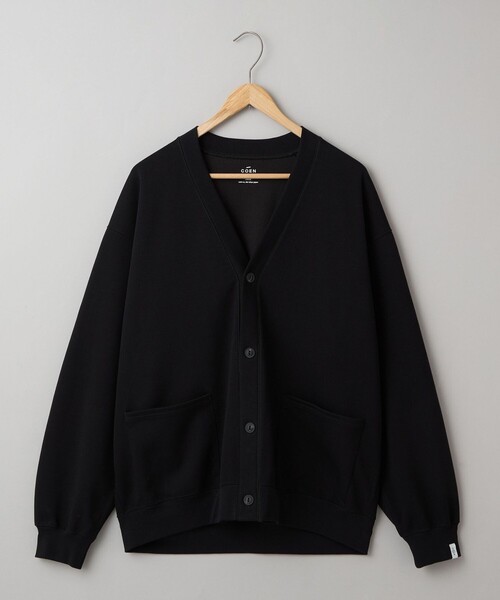 coen（コーエン）の「クリーンプラススウェットカーディガン【防汚（食品汚れ）、UVカット】（カーディガン/ボレロ・メンズ・ブラック/ライトグレー/ブラウン/ネイビー・S/M/L/XL）」の16枚目の写真