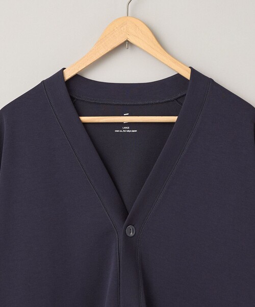 coen（コーエン）の「クリーンプラススウェットカーディガン【防汚（食品汚れ）、UVカット】（カーディガン/ボレロ・メンズ・ブラック/ライトグレー/ブラウン/ネイビー・S/M/L/XL）」の10枚目の写真