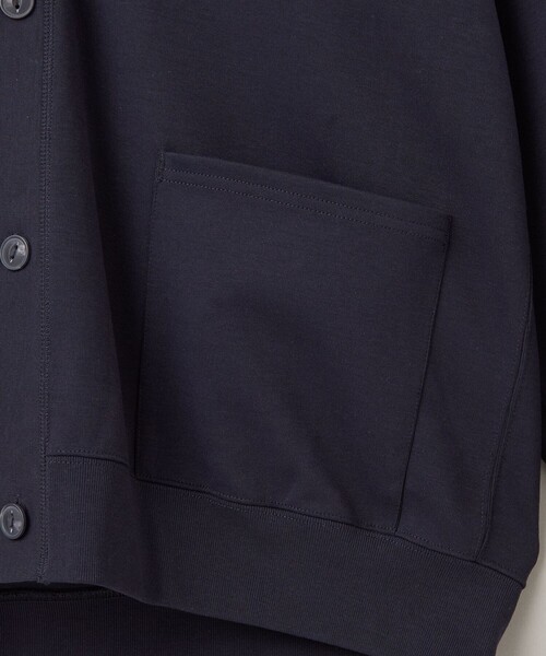 coen（コーエン）の「クリーンプラススウェットカーディガン【防汚（食品汚れ）、UVカット】（カーディガン/ボレロ・メンズ・ブラック/ライトグレー/ブラウン/ネイビー・S/M/L/XL）」の8枚目の写真